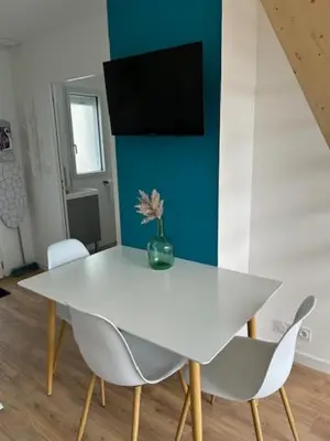 Télévision ou salle de divertissement dans l'établissement Ker-Ysa Finistère