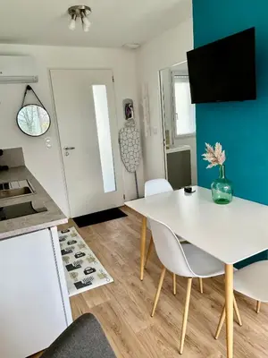 Cuisine ou kitchenette dans l'établissement Ker-Ysa Finistère
