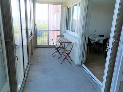 Balcon ou terrasse dans l'établissement Spacious apartment bellevue