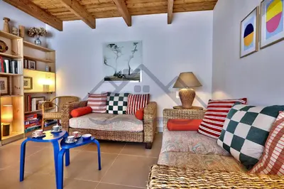 Coin salon dans l'établissement LocaLise - M6B - Ty pompon, - Maison de vacances dans le centre du Guilvinec - extérieur clos - wifi inclus - animaux bienvenus - à deux pas des plages et du port du Guilvinec