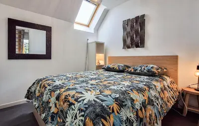 Un ou plusieurs lits dans un hébergement de l'établissement 2 Bedroom Gorgeous Home In Saint-Pabu