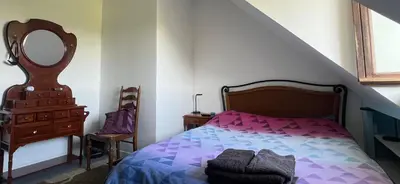 Un ou plusieurs lits dans un hébergement de l'établissement Penn Ar Bed & Breakfast