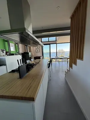 Cuisine ou kitchenette dans l'établissement Ty Ana Gwen