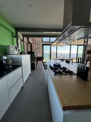 Cuisine ou kitchenette dans l'établissement Ty Ana Gwen