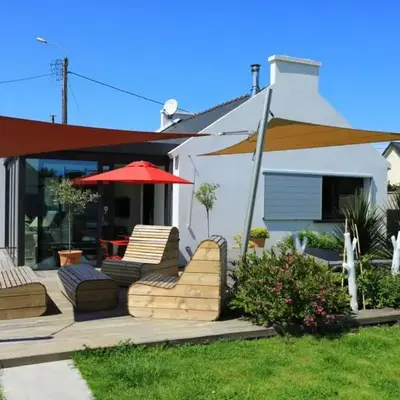 charmante maison avec jardin clos sur les dunes de Sainte Marguerite avec SPA en option