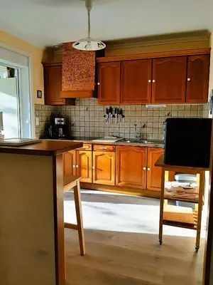 Cuisine ou kitchenette dans l'établissement Rigadell