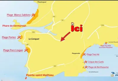 Plan de l'établissement La longère des plages
