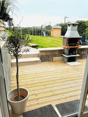 Jardin de l'établissement La longère des plages