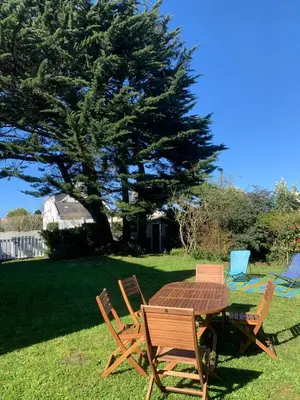 Jardin de l'établissement Maison à 2 kms de la Plage
