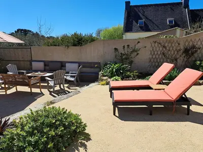Terrasse ou espace extérieur de l'établissement Granite House by GR34 & Sandy Beach
