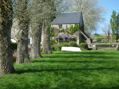 Jardin de l'établissement Cottage Batz - Moulin de Kerellec