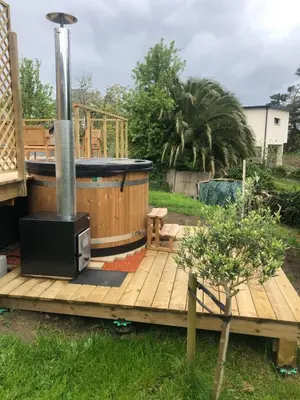 Jardin de l'établissement Ecolodge