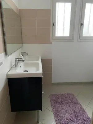 Salle de bains dans l'établissement Les sorbiers