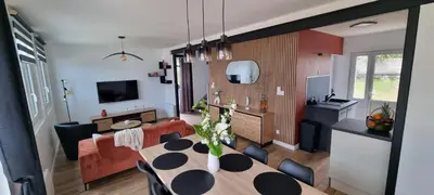 Plan de l'établissement Maison vue mer LES 4 VAGUES