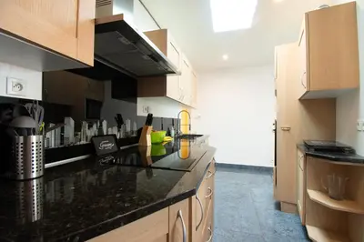 Cuisine ou kitchenette dans l'établissement Milin Avel I 6 personnes & plage