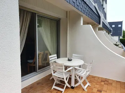 Balcon ou terrasse dans l'établissement Kerambigorn 1