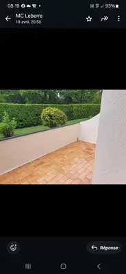 Balcon ou terrasse dans l'établissement Kerambigorn 1