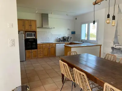 Cuisine ou kitchenette dans l'établissement Kistillig