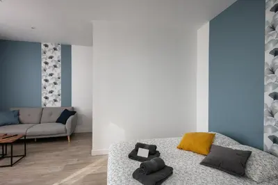 Coin salon dans l'établissement Sainte Anne du Porzic