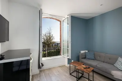 Coin salon dans l'établissement Le Camfrout