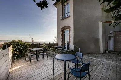 Balcon ou terrasse dans l'établissement Le Camfrout