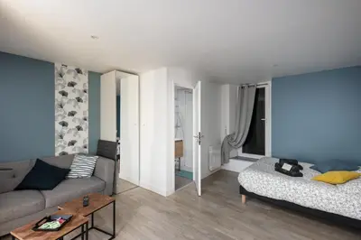 Coin salon dans l'établissement L'Auberlac'h