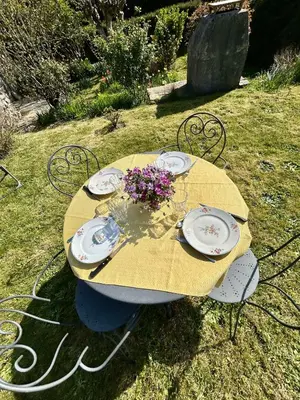 Jardin de l'établissement Pretty charming Breton cottage for 4 people