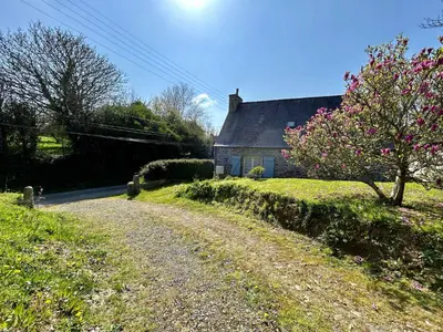 Jardin de l'établissement Pretty charming Breton cottage for 4 people