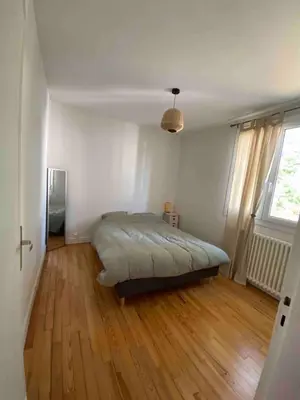 Un ou plusieurs lits dans un hébergement de l'établissement Appartement centre-ville Quimper