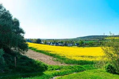 Paysage naturel près de la maison de vacances