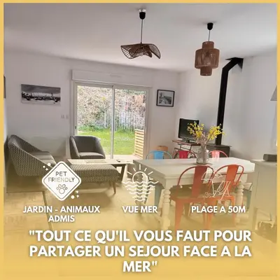 Plan de l'établissement Locquirec Les pieds dans l'eau 6 personnes