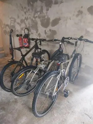 Vélo sur le terrain de l'établissement Locquirec Les pieds dans l'eau 6 personnes ou dans les environs