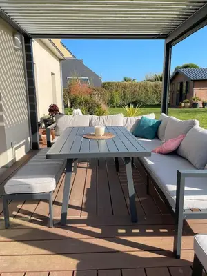 Vue générale sur la montagne ou vue sur la montagne depuis la maison de vacances