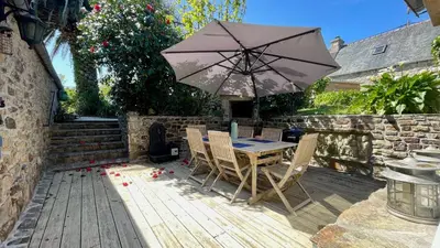 Vue générale sur la montagne ou vue sur la montagne depuis la maison de vacances