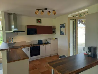 Cuisine ou kitchenette dans l'établissement Grande maison ti Hir Kerispern