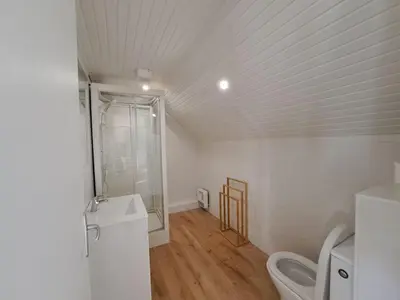 Salle de bains dans l'établissement Villa des Agapanthes