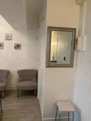 Coin salon dans l'établissement Un cocon en bord de mer