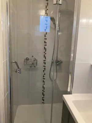 Salle de bains dans l'établissement Un cocon en bord de mer