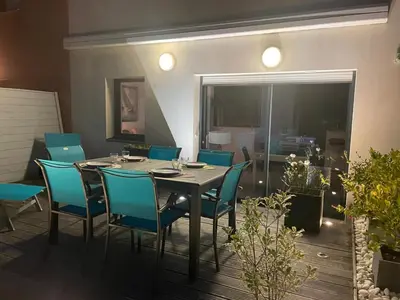 Plan de l'établissement Maison avec spa