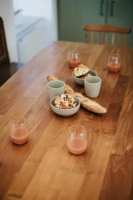 Nourriture dans la maison de vacances ou à proximité
