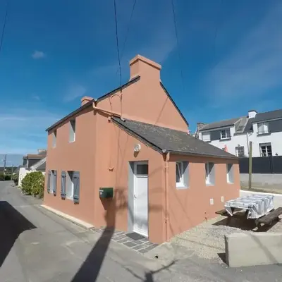 Petite maison de pêcheur en bord de mer