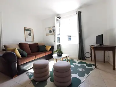 Coin salon dans l'établissement Chez Anna