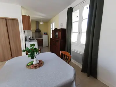 Cuisine ou kitchenette dans l'établissement Chez Anna
