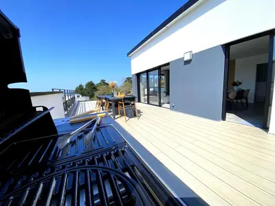 Balcon ou terrasse dans l'établissement Villa Au Rythme Des Marées