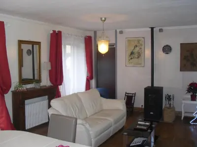 Coin salon dans l'établissement Appartement La Loob Gites de Daumesnil étage