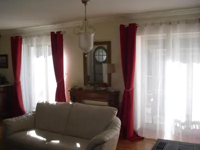 Coin salon dans l'établissement Appartement La Loob Gites de Daumesnil étage