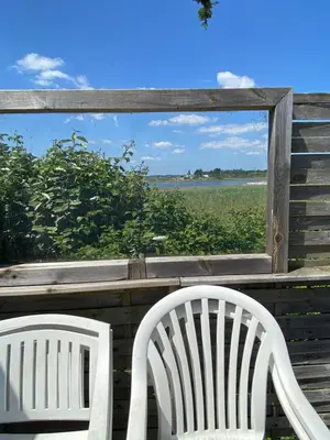 Balcon ou terrasse dans l'établissement Camping Le Bois D'Amour