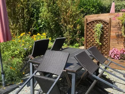 Jardin de l'établissement Kergarec gite H