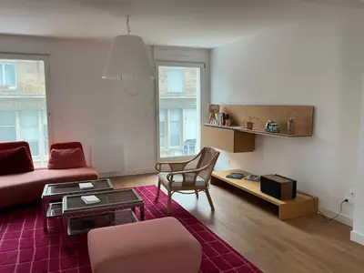 Cuisine ou kitchenette dans l'établissement Lumineux
