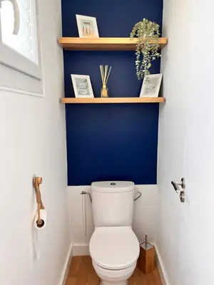 Salle de bains dans l'établissement Maison Kerheol